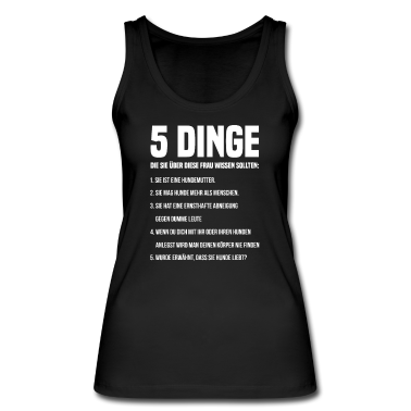 Hunde Tank Top - Hunde Vierbeiner Hundehalter