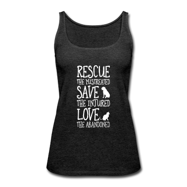 Hunde Tank Top - Rette das Misshandelte - Fantastisches Geschenk für Hundeliebhaber