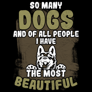 Motiv Der Schönste Hunde Schäferhund Vierbeiner Geschenk