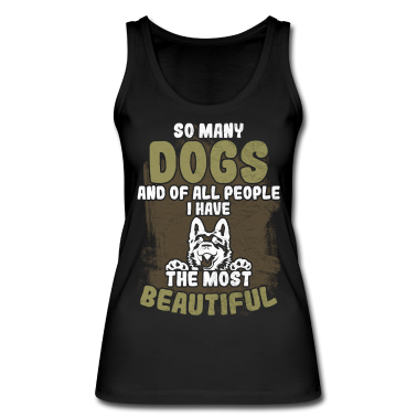 Hunde Tank Top - Der Schönste Hunde Schäferhund Vierbeiner Geschenk