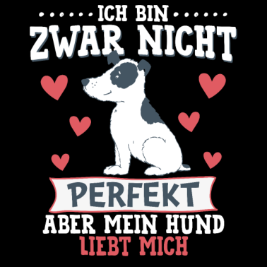 Motiv Ich bin nicht perfekt aber mein Hund liebt micht