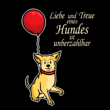 Motiv Liebe und Treue eines Hundes ist unbezahlbar
