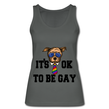 Hunde Tank Top - Schwul Hund Büro