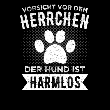 Motiv Vorsicht vor dem Herrchen Hunde Papa Männer Hund