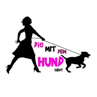 Motiv DIE MIT DEM HUND GEHT HUNDE SPRUCH VIERBEINER