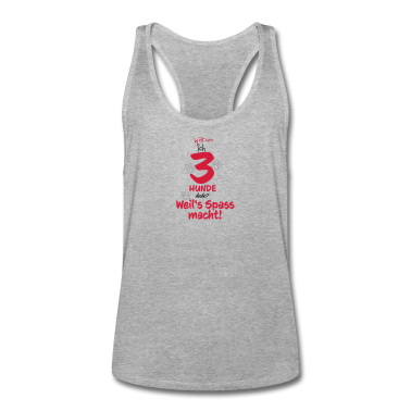 Hunde Tank Top - Warum ich 3 Hunde habe mit Pfoten