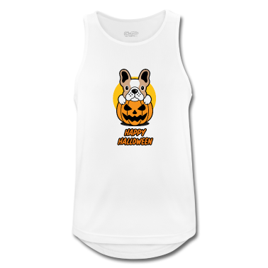 Hunde Tank Top - Hunde Halloween Party - Kürbis Happy Halloween
