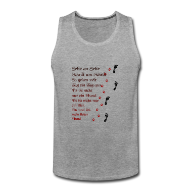 Hunde Tank Top - Hund Spruch Du und ich