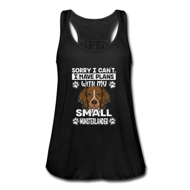 Hunde Tank Top - Pläne Mit Meinem Münsterländer Hund Geschenk