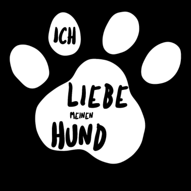 Motiv hunde spruch - hunde pfote - geschenkidee