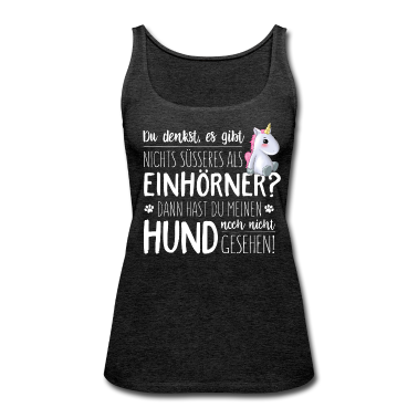 Hunde Tank Top - Einhorn vs Hund