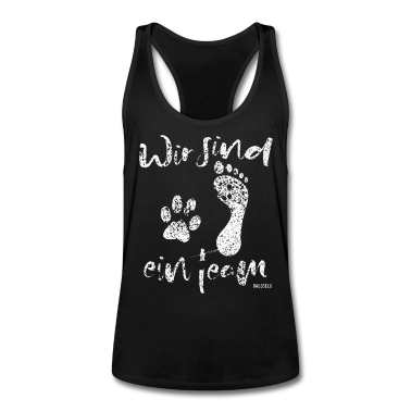 Hunde Tank Top - Wir sind ein Team, Hund,Hundeliebe, Hundeliebhaber