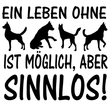 Motiv Hunde Spruch