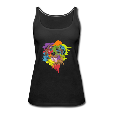 Hunde Tank Top - Australian Shepherd Aussie Hund Glückspilz