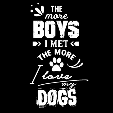 Motiv Hunde T-Shirt - I love my dogs - Hunde-Design
