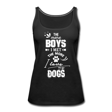 Hunde Tank Top - Hunde T-Shirt - I love my dogs - Hunde-Design