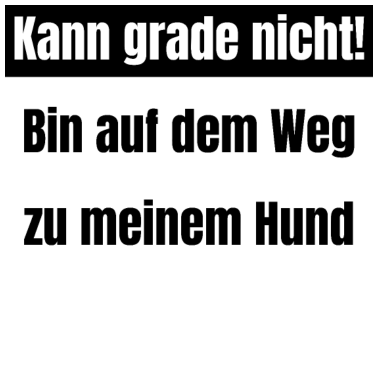 Motiv hund - auf dem Weg zu meinem Hund