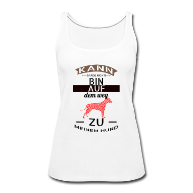 Hunde Tank Top - hund - auf dem Weg zu meinem Hund