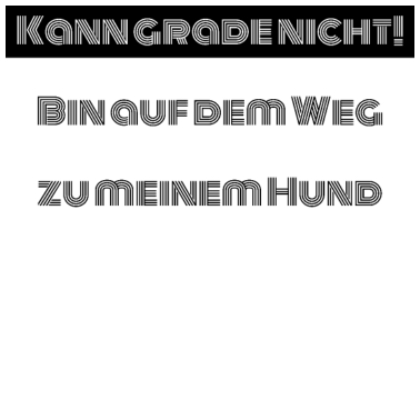 Motiv hund - auf dem Weg zu meinem Hund