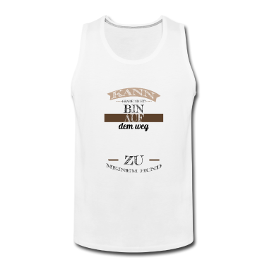 Hunde Tank Top - hund - auf dem Weg zu meinem Hund