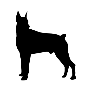 Motiv Hund Silhouette Hunde
