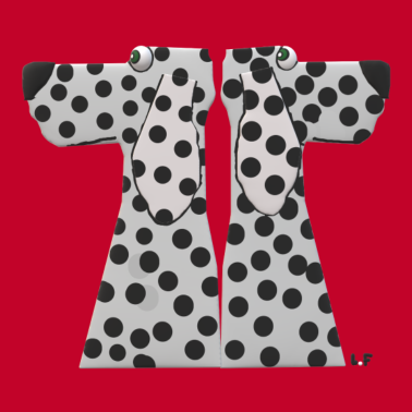 Motiv dalmatin dalmatien, hund humor, hund hund hund