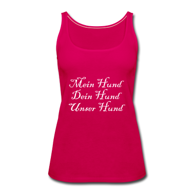 Hunde Tank Top - Mein Hund Dein Hund