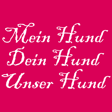 Motiv Mein Hund Dein Hund