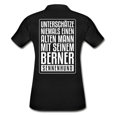 Hunde Poloshirt - Berner Sennenhund Papa Vater Lustig