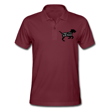 Hunde Poloshirt - Hunde und Eishockey
