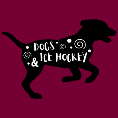 Motiv Hunde und Eishockey