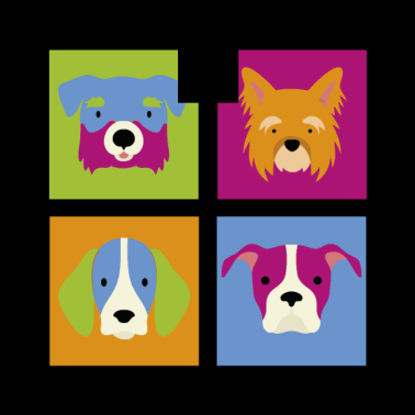 Motiv Hund und Hunde