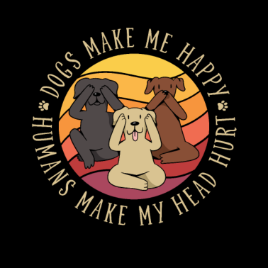 Motiv Hund Spruch lustiger Spruch Hunde