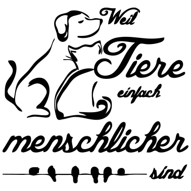 Motiv Tiere Menschen Tierfreund Tierschutz Geschenk