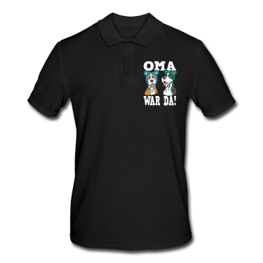 Hunde Poloshirt - Oma war da! Stricken Häkeln Hund Hundebesitzer