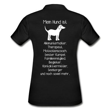 Hunde Poloshirt - Mein Hund ist Hundeliebhaber Liebe zum Hund Spruch