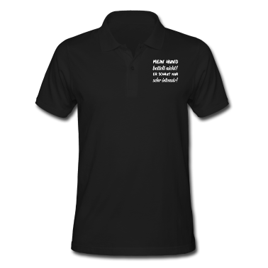 Hunde Poloshirt - Lustiger Hunde Spruch