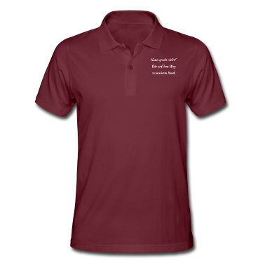 Hunde Poloshirt - hund - auf dem Weg zu meinem Hund