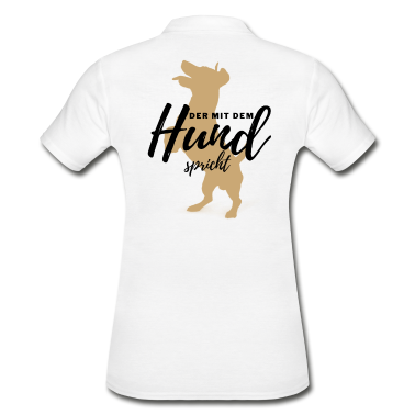 Hunde Poloshirt - DER MIT DEM HUND SPRICHT - Hund Hunde-Shirt