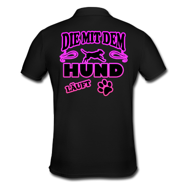 Hunde Poloshirt - Die mit dem Hund