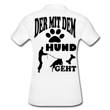 Hunde Poloshirt - Der mit dem Hund