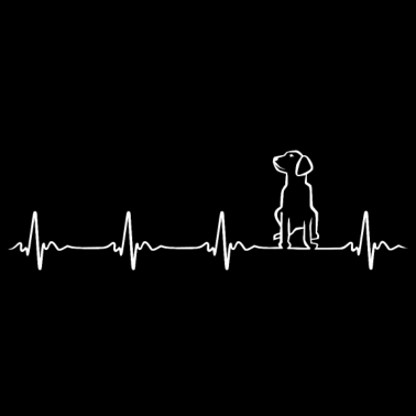 Motiv Heartbeat Dog Herzschlag Hund