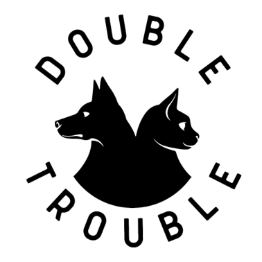 Motiv Double Trouble Dog and Cat - Hund Katze