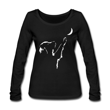 Hunde Langarmshirt - dog moon