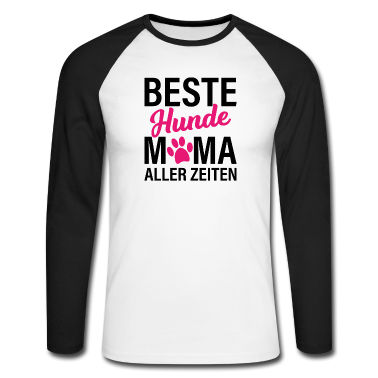 Hunde Langarmshirt - Beste Hunde Mama Spruch Geschenk