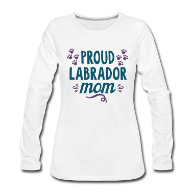 Hunde Langarmshirt - Süß Niedlich Labrador Haltern Damenshirts Geschenk