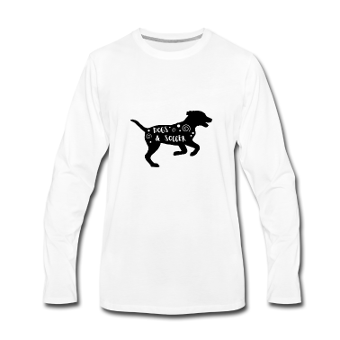Hunde Langarmshirt - Hunde & Fußball