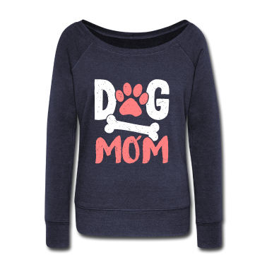 Hunde Langarmshirt - Dog Mom Hundeliebe Hunde Spruch Geschenk