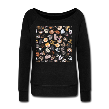 Hunde Langarmshirt - Fröhliche Illustration mit Hunden