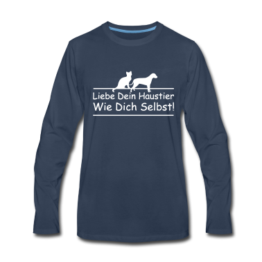 Hunde Langarmshirt - Liebe Dein Haustier Geschenk Hund Katze